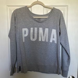Puma Womens Crew Neck Sweatshirt Puma; Size S